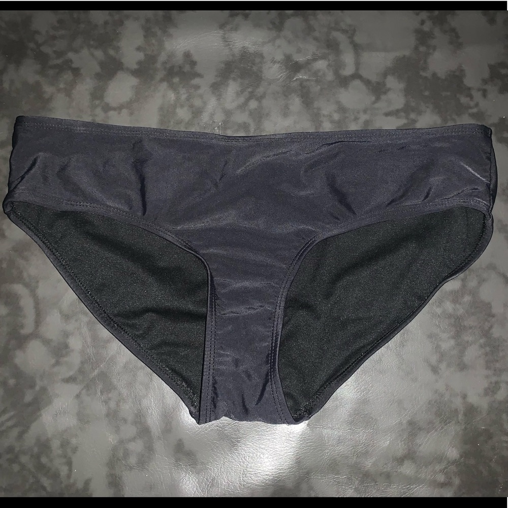 black bikini bottoms